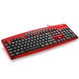 Teclado Super Multimidia Steel Red Piano USB